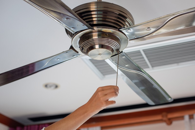 Residential ceiling fan installation is best done by professionals like JMC Electric.
